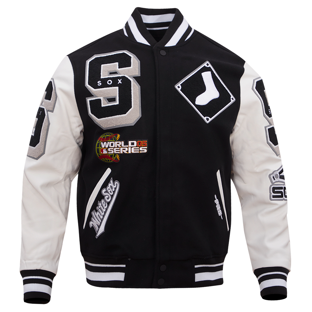 CHAMARRA UNIVERSITARIA MLB CHICAGO WHITE SOX MASH UP