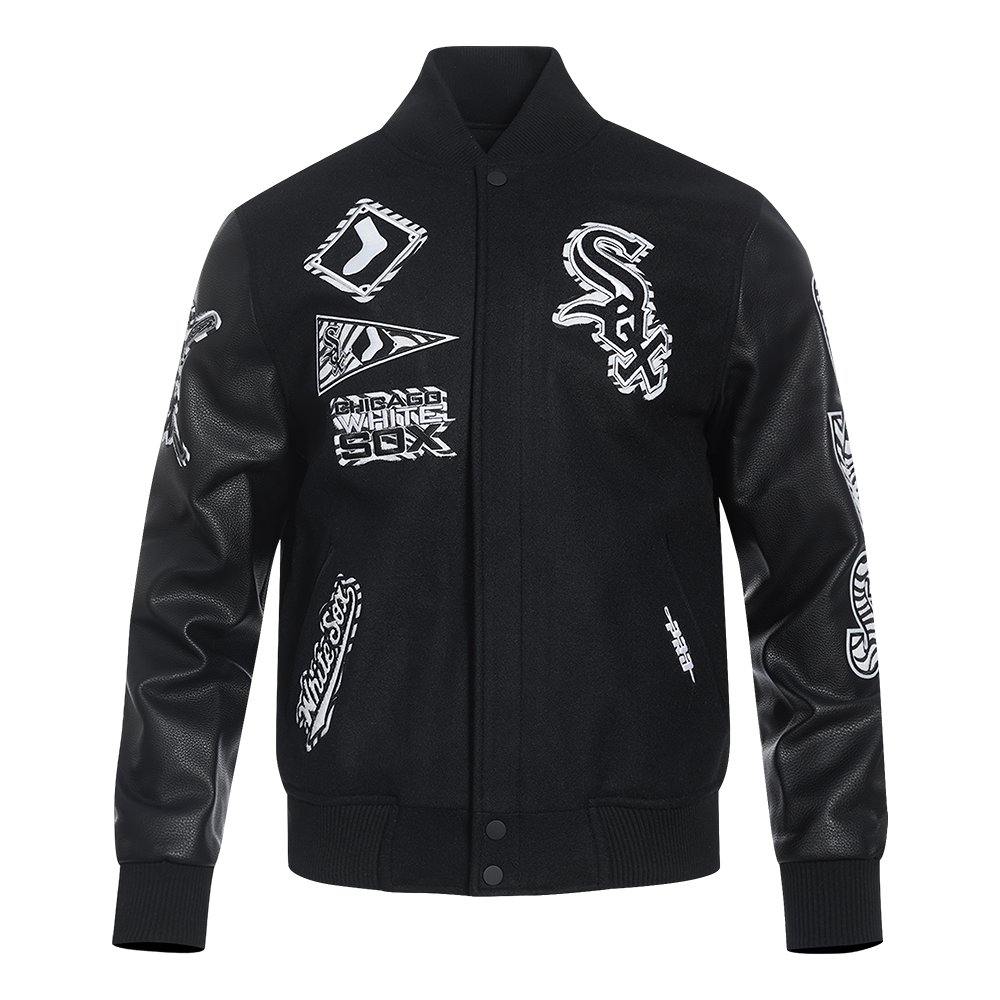 CHAMARRA UNIVERSITARIA MLB CHICAGO WHITE SOX ANIMAL PRINT