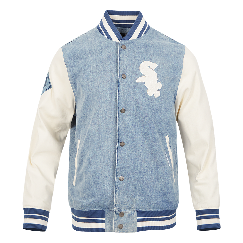 CHAMARRA DE MEZCLILLA MLB CHICAGO WHITE SOX VARSITY BLUES
