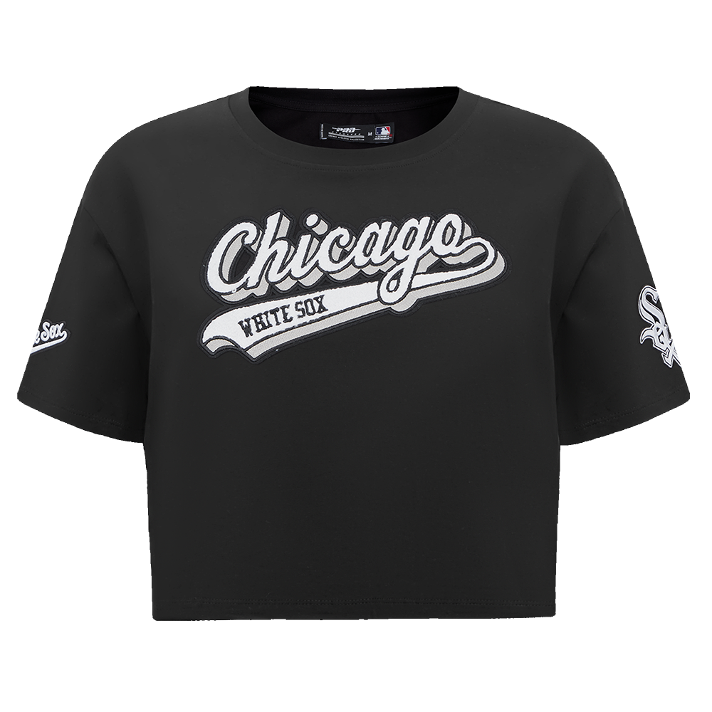 MANGA CORTA MLB CHICAGO WHITE SOX SCRIPT TAIL PARA MUJER