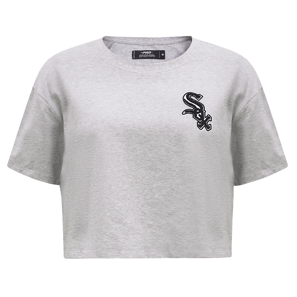 MANGA CORTA CROP MLB CHICAGO WHITE SOX CLASSIC ESSENTIALS PARA MUJER