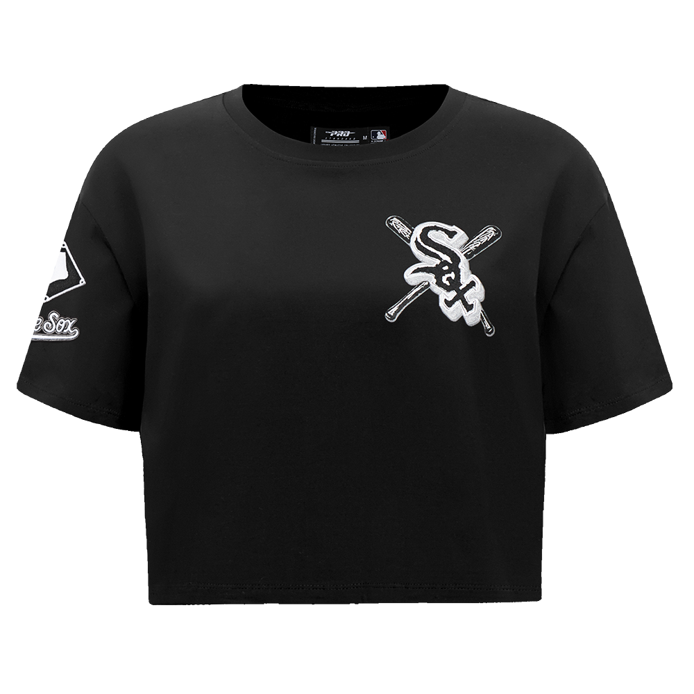 MANGA CORTA CROP MLB CHICAGO WHITE SOX MASH UP PARA MUJER