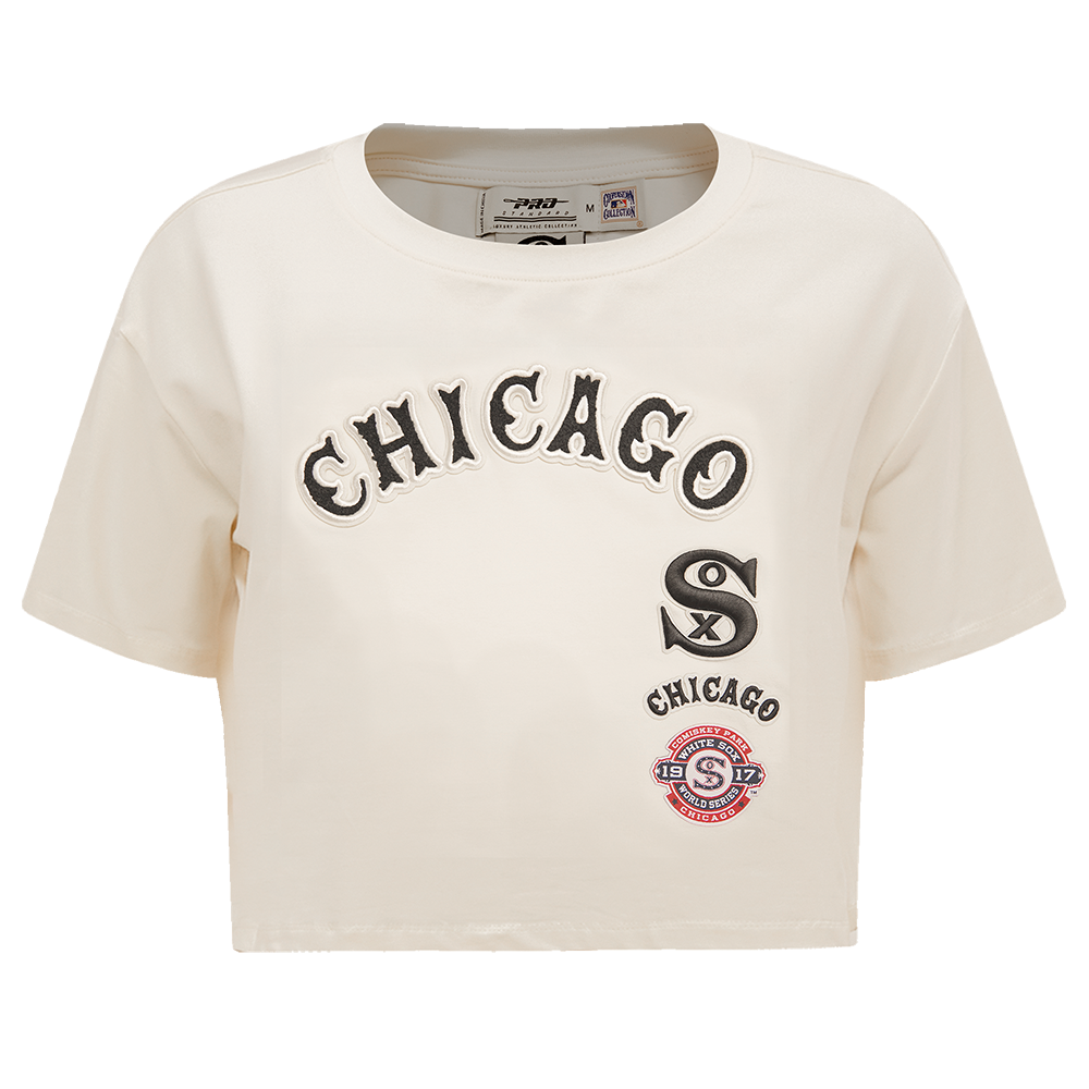 MANGA CORTA CROP MLB CHICAGO WHITE SOX RETRO CLASSICS PARA MUJER
