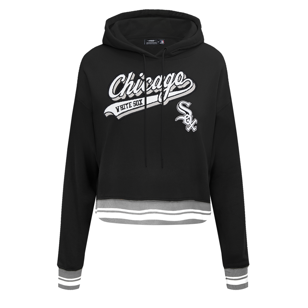 SUDADERA CON GORRO MLB CHICAGO WHITE SOX SCRIPT TAIL PARA MUJER