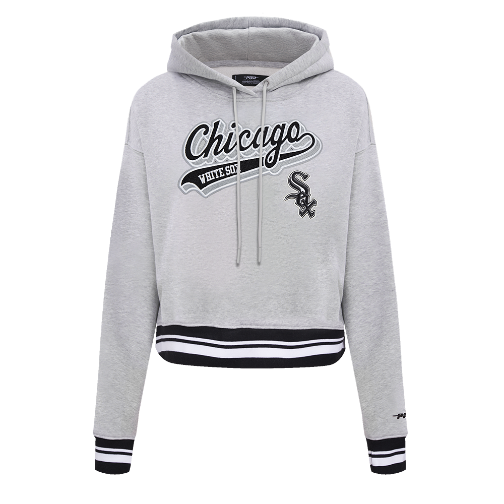 SUDADERA CON GORRO MLB CHICAGO WHITE SOX SCRIPT TAIL PARA MUJER