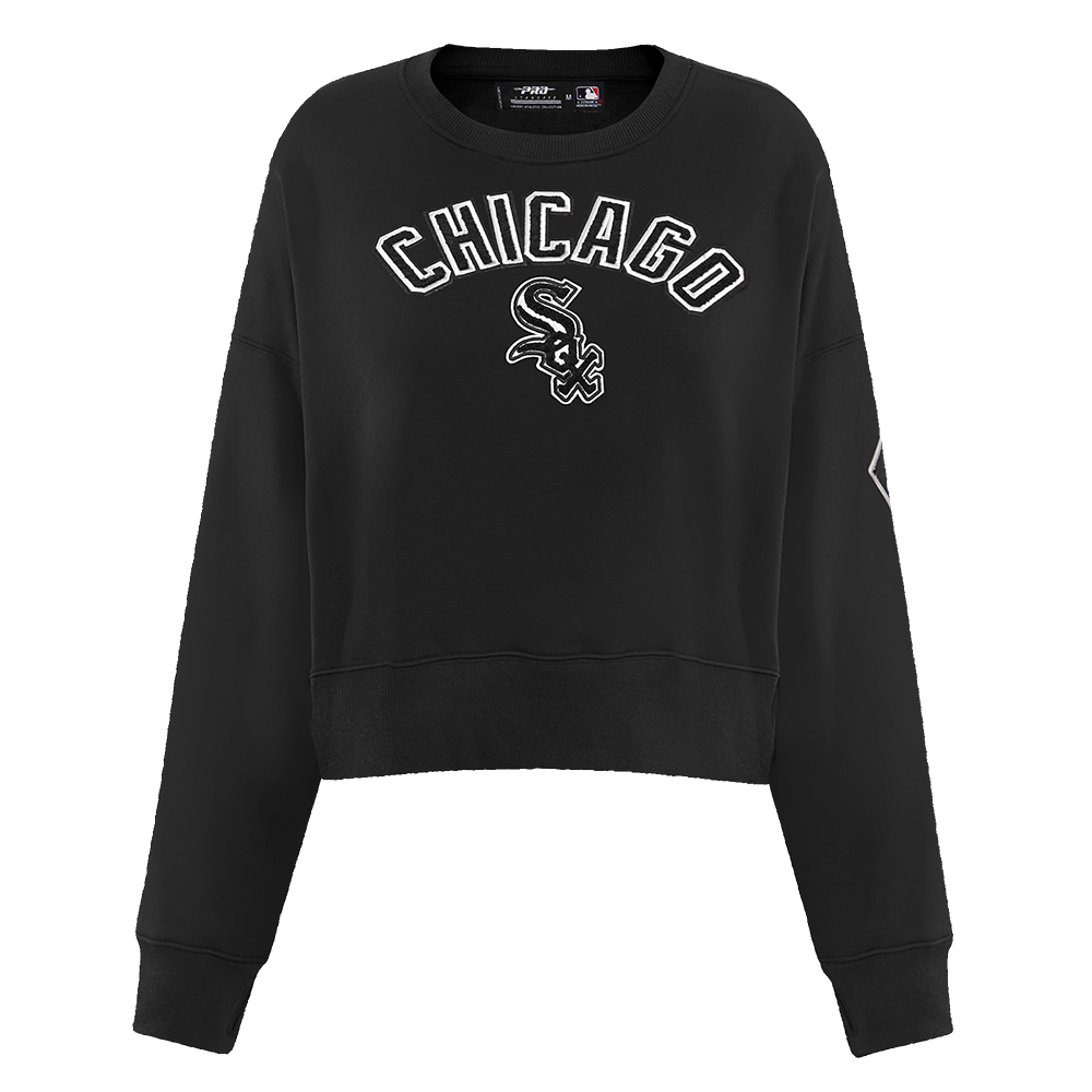 SUDADERA DE CUELLO REDONDO MLB CHICAGO WHITE SOX CLASSIC ESSENTIALS PARA MUJER