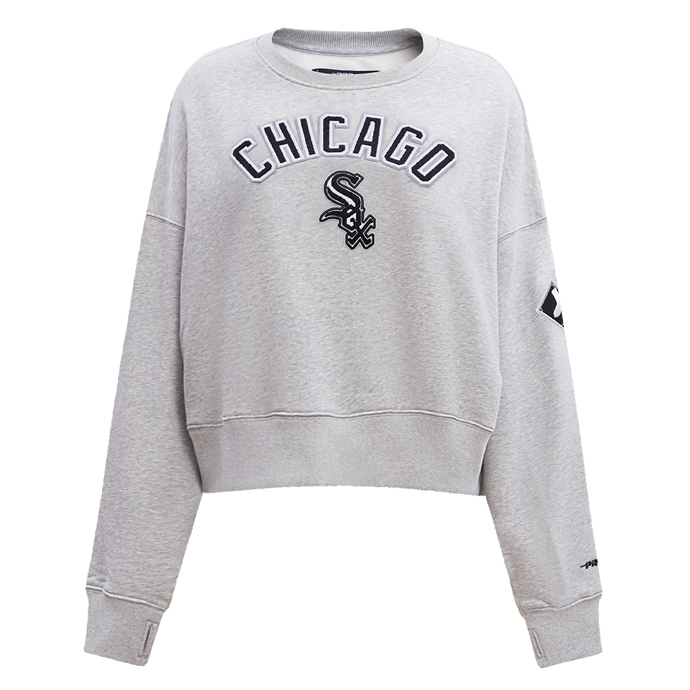 SUDADERA DE CUELLO REDONDO MLB CHICAGO WHITE SOX CLASSIC ESSENTIALS PARA MUJER