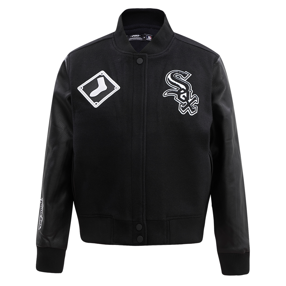 CHAMARRA UNIVERSITARIA MLB CHICAGO WHITE SOX CLASSIC ESSENTIALS PARA MUJER