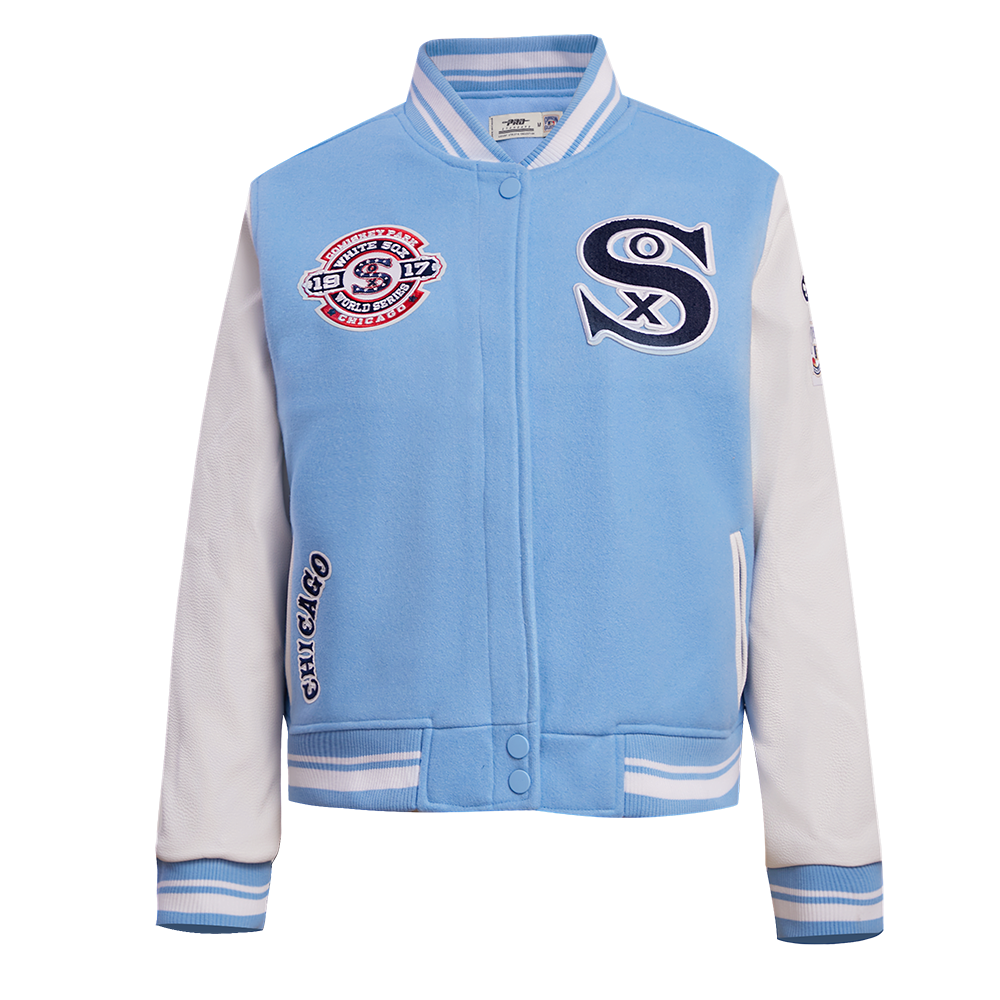 CHAMARRA UNIVERSITARIA MLB CHICAGO WHITE SOX RETRO CLASSICS PARA MUJER