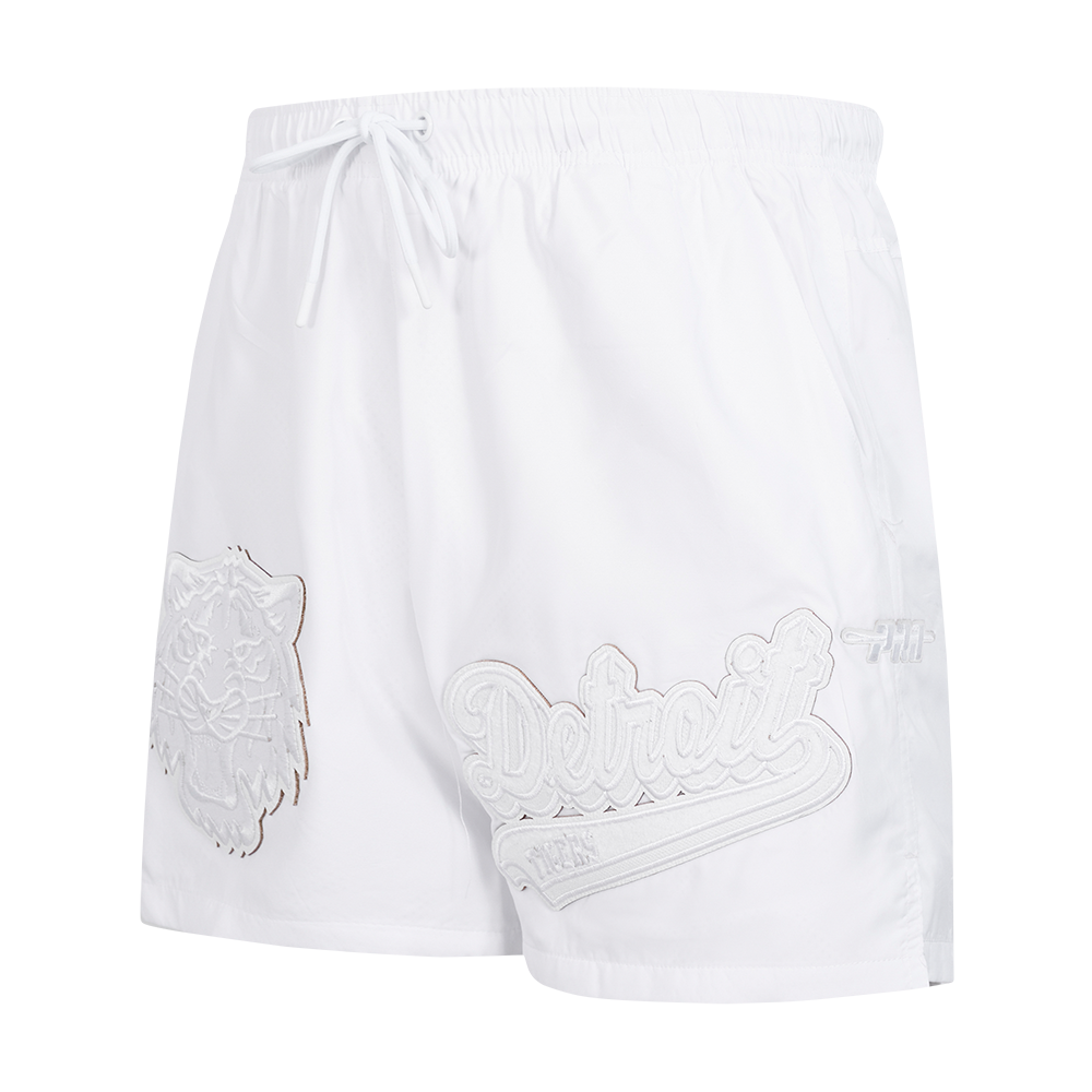 SHORTS DE ALGODÓN MLB DETROIT TIGERS WHITE OUT