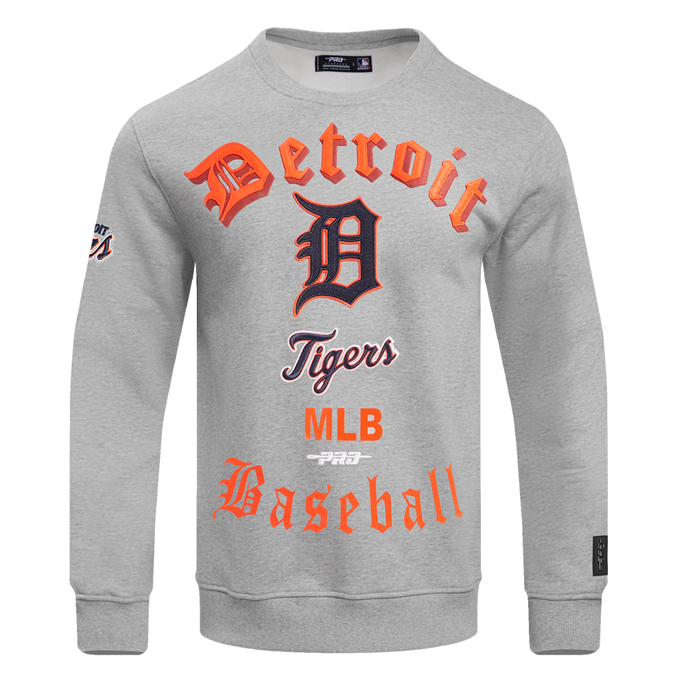 SUDADERA DE CUELLO REDONDO MLB DETROIT TIGERS OLD ENGLISH