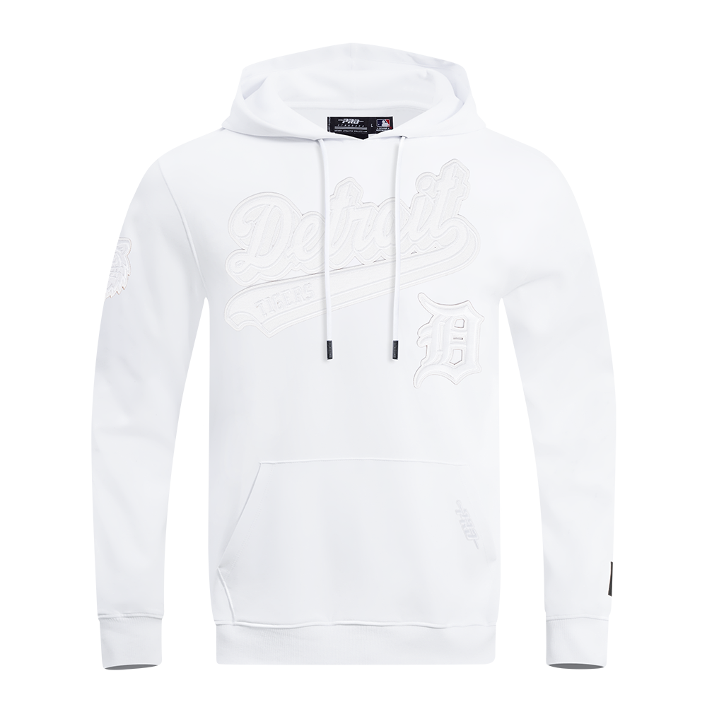 SUDADERA CON GORRO MLB DETROIT TIGERS WHITE OUT
