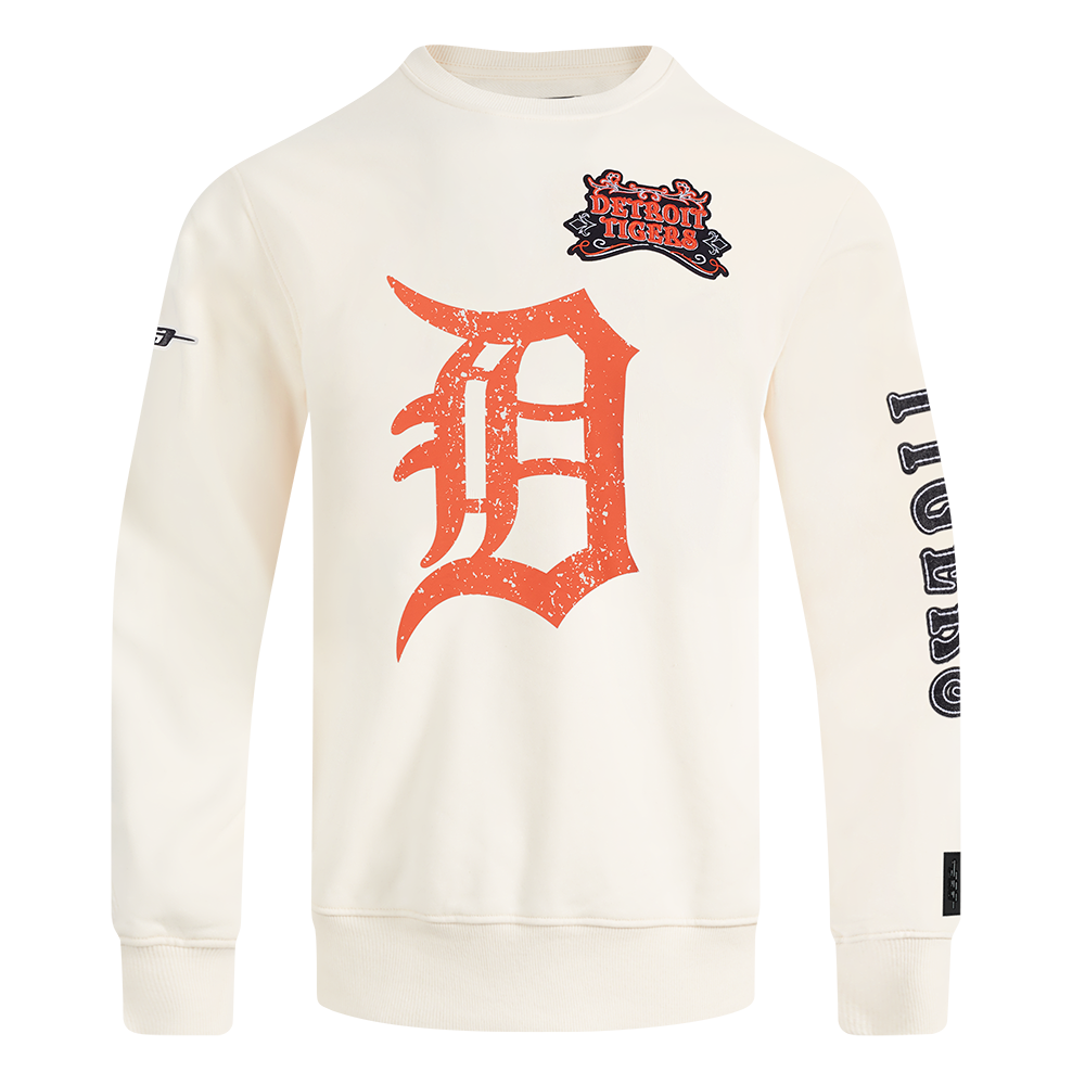 SUDADERA DE CUELLO REDONDO MLB DETROIT TIGERS REBEL ATHLETICS