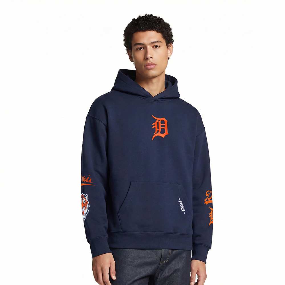 SUDADERA CON GORRO MLB DETROIT TIGERS LIVING LARGE