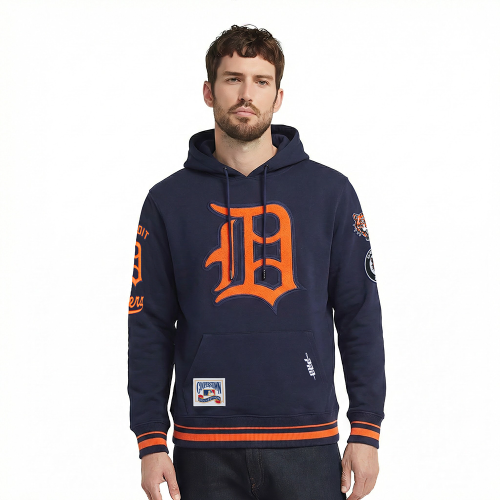 SUDADERA CON GORRO MLB DETROIT TIGERS RETRO CLASSICS