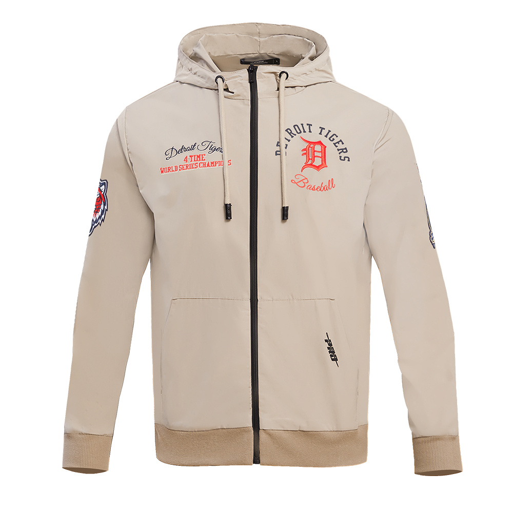 SUDADERA CON CIERRE MLB DETROIT TIGERS HYBRID
