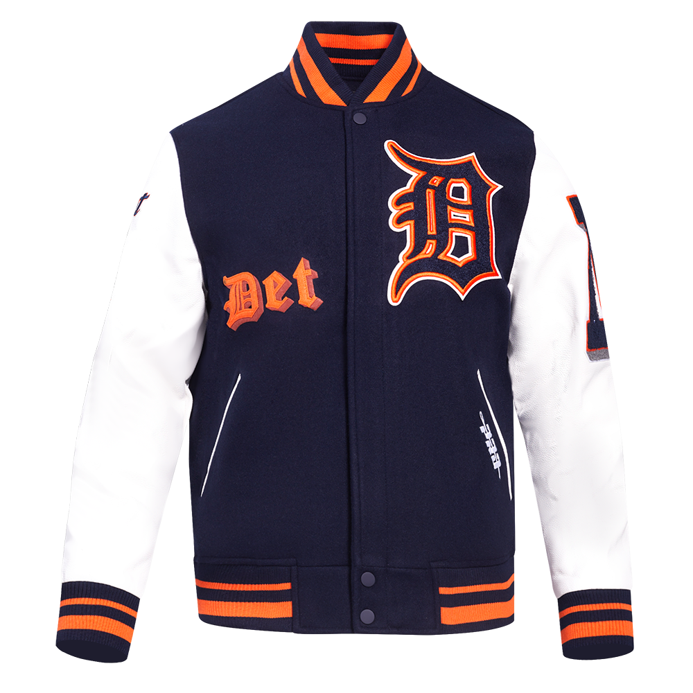 CHAMARRA UNIVERSITARIA MLB DETROIT TIGERS OLD ENGLISH