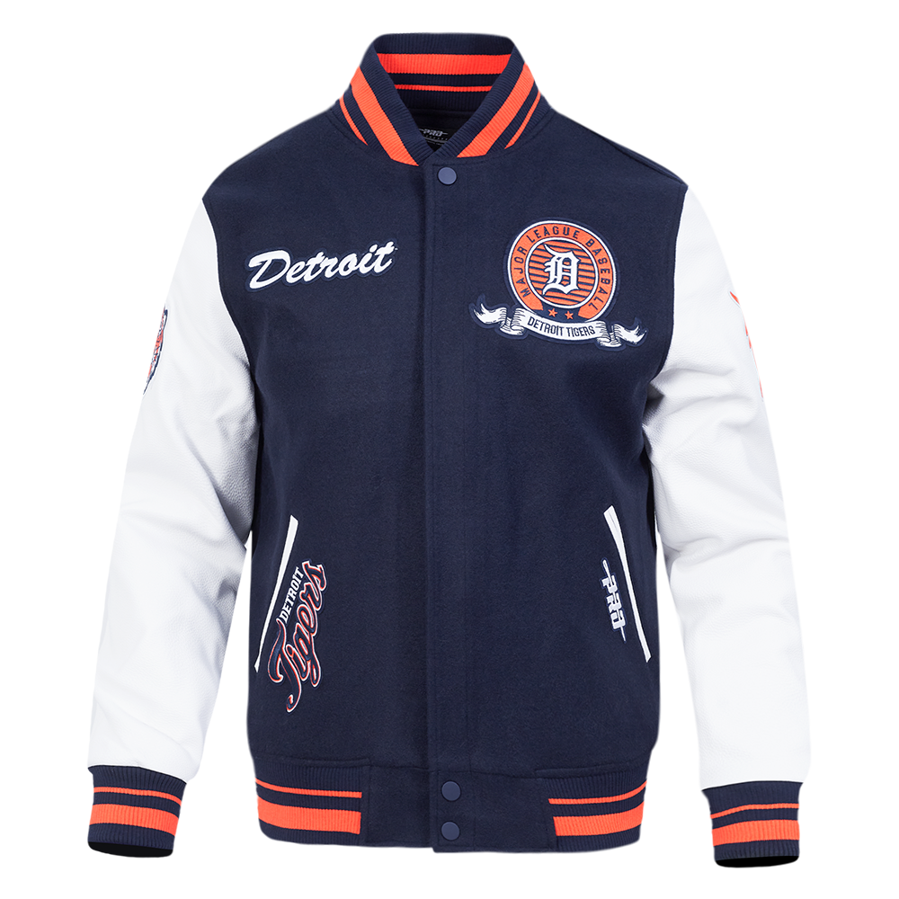 CHAMARRA UNIVERSITARIA MLB DETROIT TIGERS TEAM BADGE