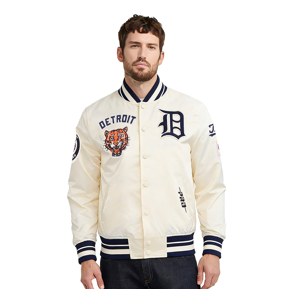 CHAMARRA DE SATIN MLB DETROIT TIGERS RETRO CLASSICS