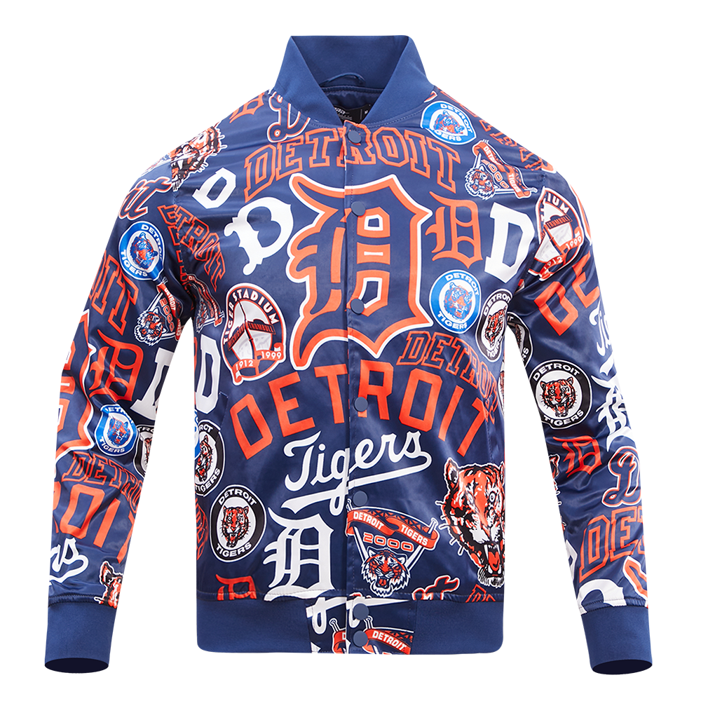 CHAMARRA DE SATÍN MLB DETROIT TIGERS AOP