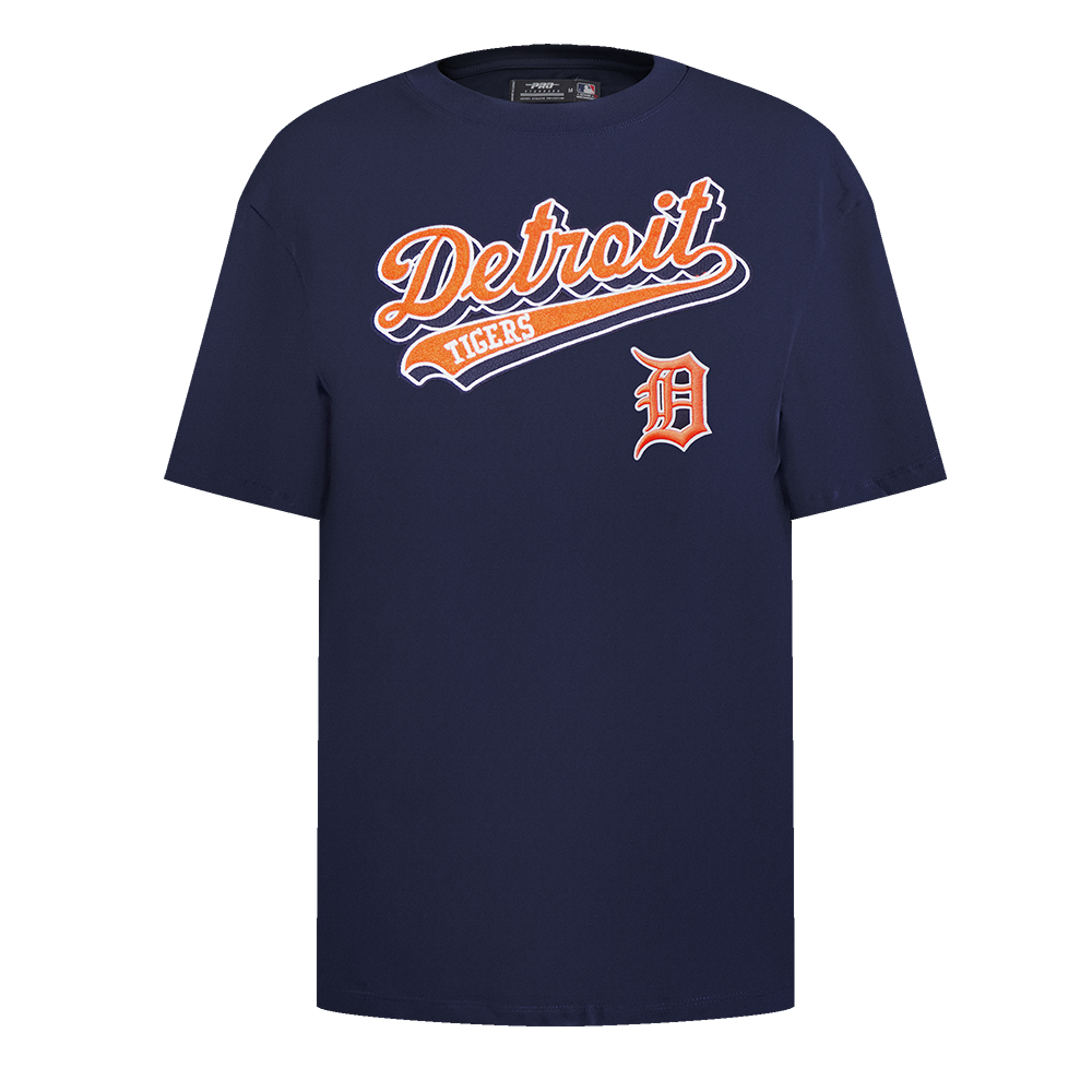 MANGA CORTA BOYFRIEND MLB DETROIT TIGERS SCRIPT TAIL PARA MUJER