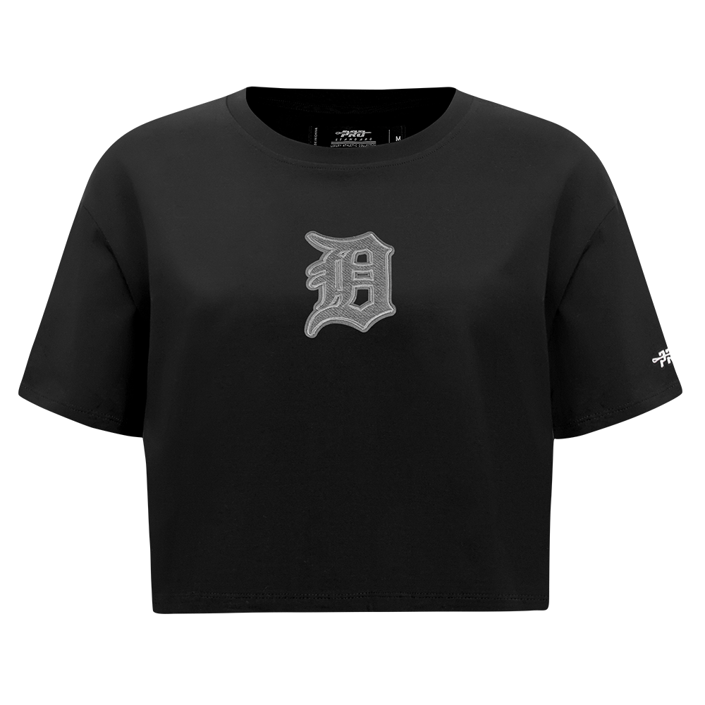 MANGA CORTA CROP MLB DETROIT TIGERS REVERSE FRENCH TERRY PARA MUJER