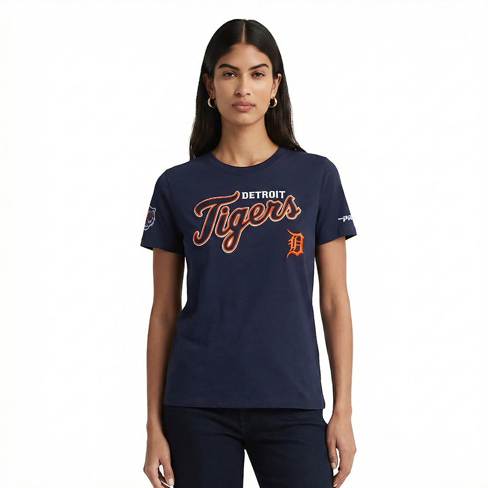 MANGA CORTA MLB DETROIT TIGERS CLASSIC CHENILLE PARA MUJER