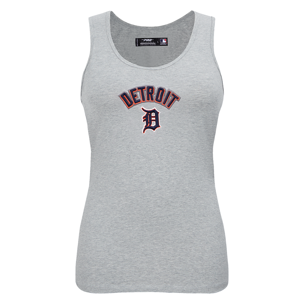 SIN MANGAS DE CORTE RELAJADO MLB DETROIT TIGERS CLASSIC ESSENTIALS PARA MUJER