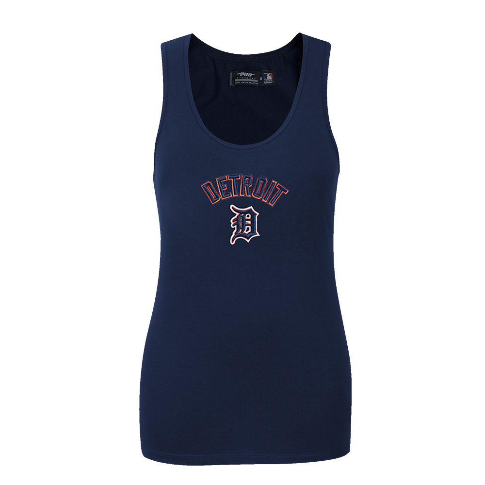 SIN MANGAS DE CORTE RELAJADO MLB DETROIT TIGERS CLASSIC ESSENTIALS PARA MUJER