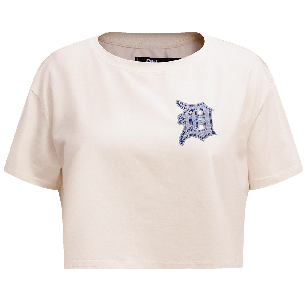 MANGA CORTA MLB DETROIT TIGERS VARSITY BLUES PARA MUJER