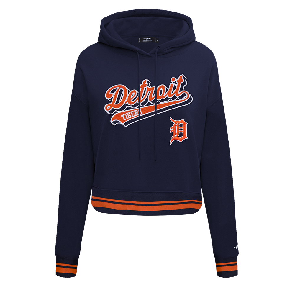 SUDADERA CON GORRO MLB DETROIT TIGERS SCRIPT TAIL PARA MUJER