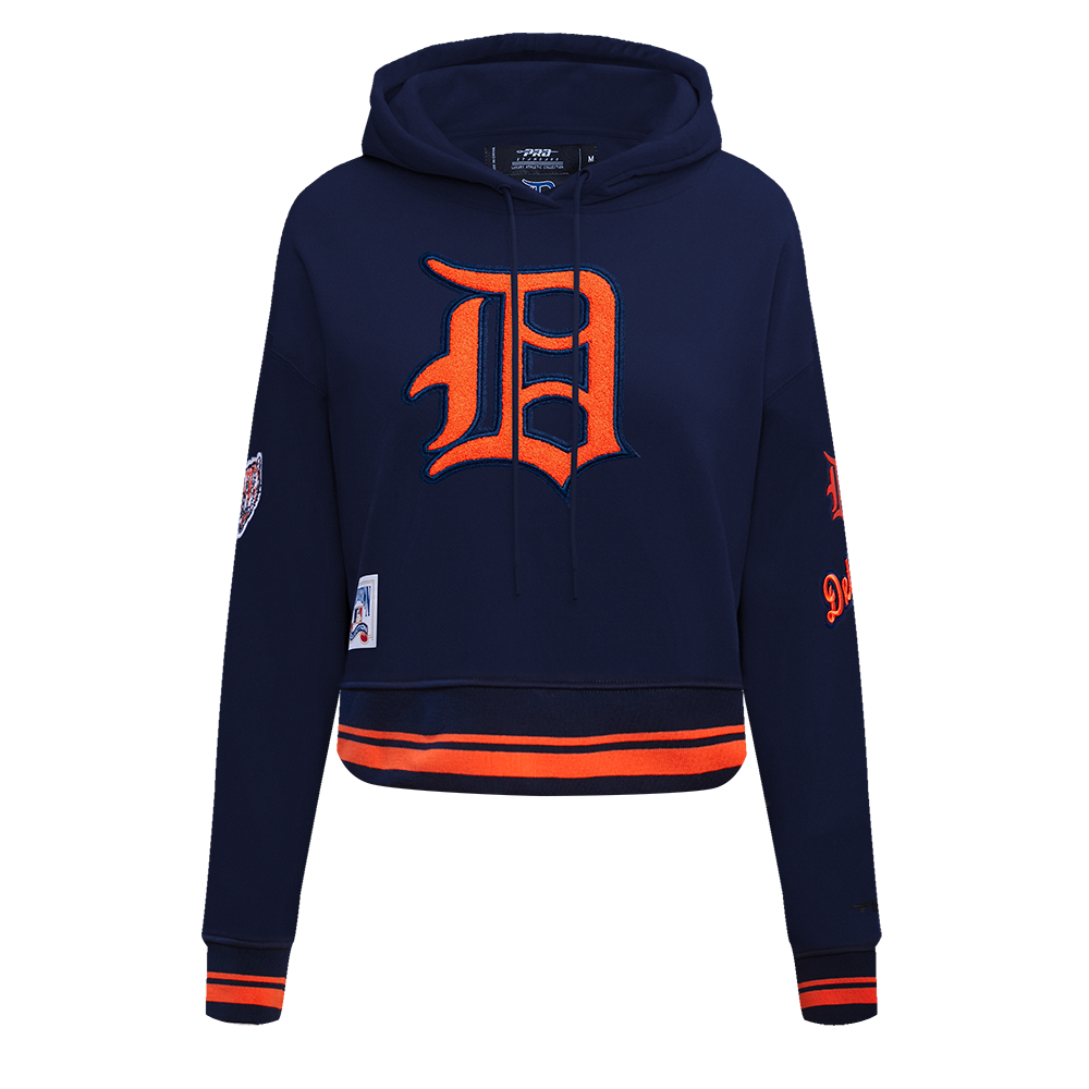 SUDADERA CON GORRO MLB DETROIT TIGERS RETRO CLASSICS PARA MUJER