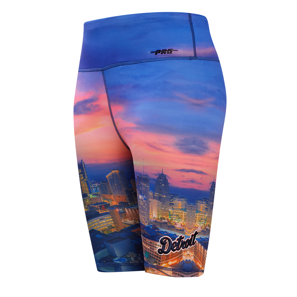 BIKE SHORTS MLB DETROIT TIGERS CITY SCAPE PARA MUJER