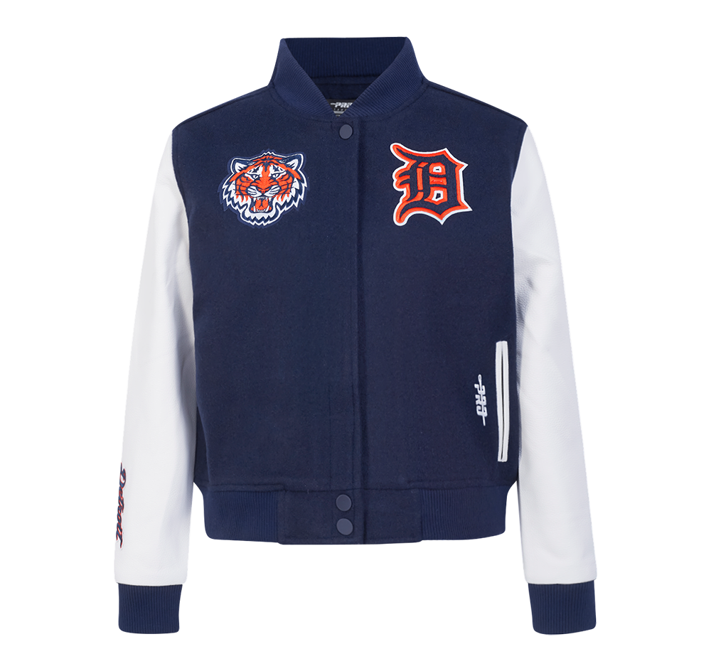 CHAMARRA UNIVERSITARIA MLB DETROIT TIGERS CLASSIC CHENILLE PARA MUJER