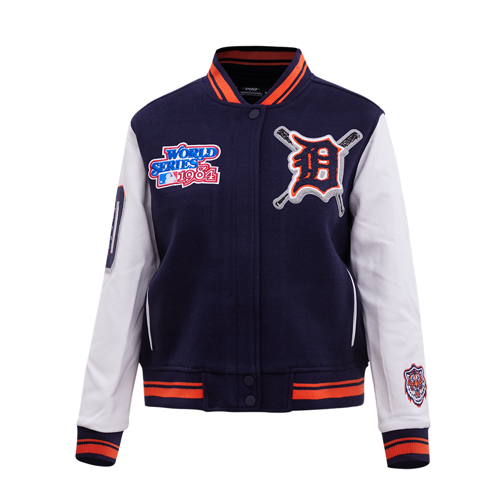 CHAMARRA UNIVERSITARIA MLB DETROIT TIGERS MASH UP PARA MUJER