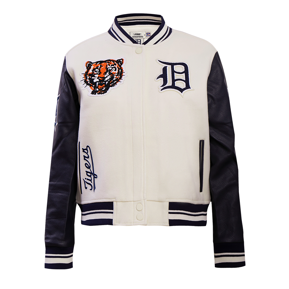 CHAMARRA UNIVERSITARIA MLB DETROIT TIGERS RETRO CLASSICS PARA MUJER