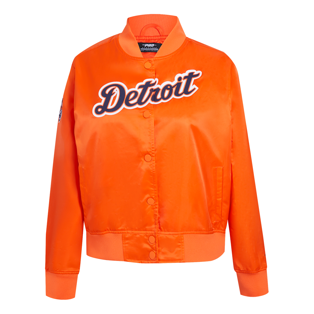 CHAMARRA DE SATÉN MLB DETROIT TIGERS CLASSIC ESSENTIALS PARA MUJER