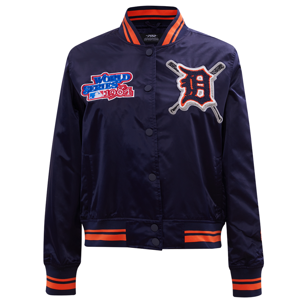 CHAMARRA DE SATÍN MLB DETROIT TIGERS MASH UP PARA MUJER