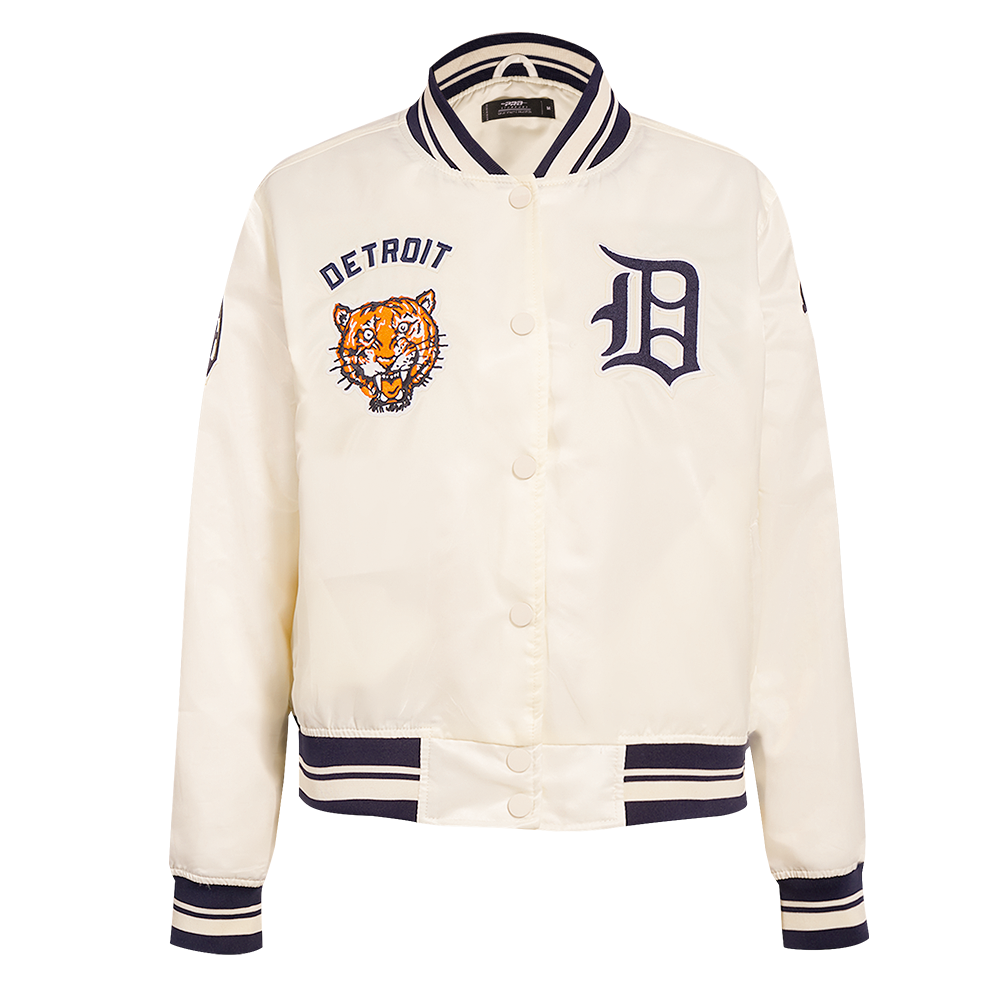 CHAMARRA DE SATÍN MLB DETROIT TIGERS RETRO CLASSICS PARA MUJER