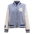 CHAMARRA DE MEZCLILLA MLB DETROIT TIGERS VARSITY BLUES PARA MUJER