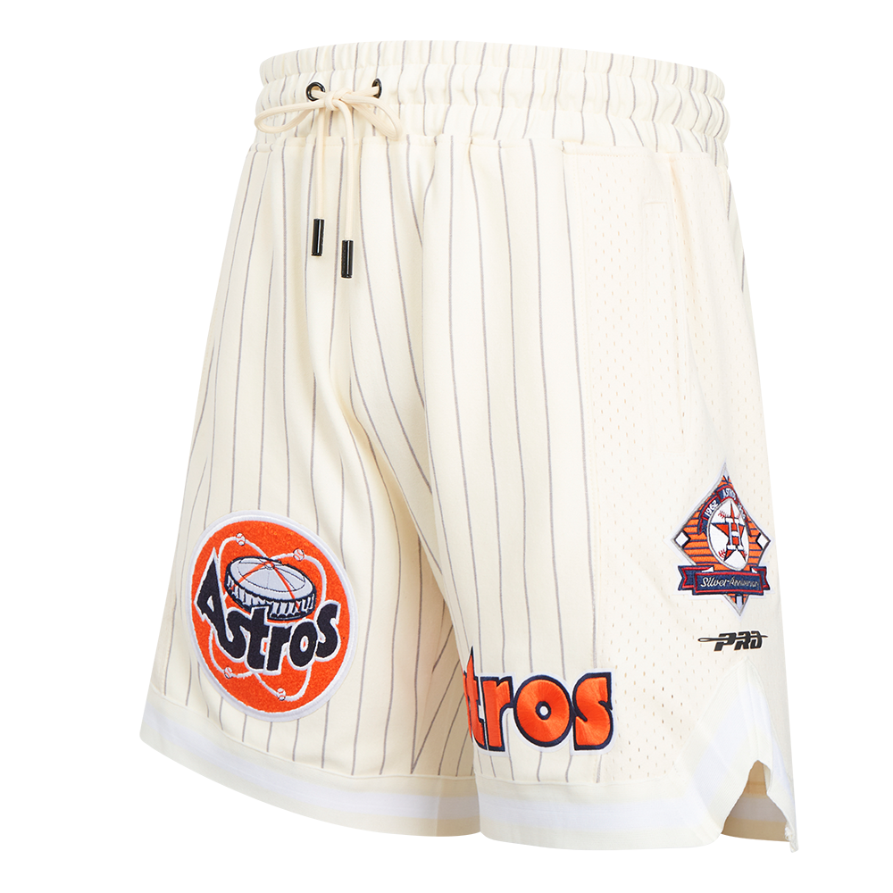 SHORTS DE BASQUETBOL MLB HOUSTON ASTROS PINSTRIPE RETRO CLASSIC