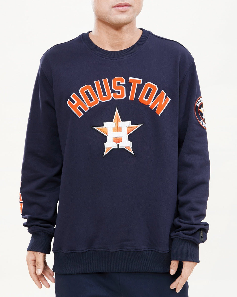 SUDADERA DE CUELLO REDONDO MLB HOUSTON ASTROS CLASSIC BRISTLE