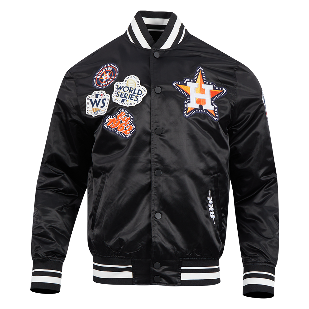 CHAMARRA DE SATÍN MLB HOUSTON ASTROS DIY PICK STITCH
