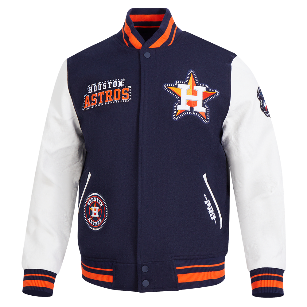 CHAMARRA UNIVERSITARIA MLB HOUSTON ASTROS DIY PICK STITCH