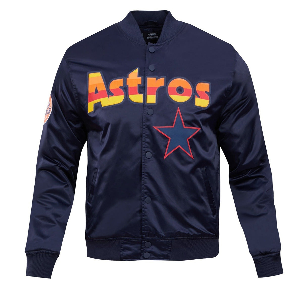 CHAMARRA DE SATÍN MLB HOUSTON ASTROS CLASSIC SATIN