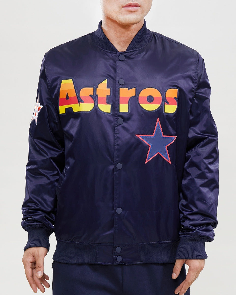 CHAMARRA DE SATÍN MLB HOUSTON ASTROS WORDMARK