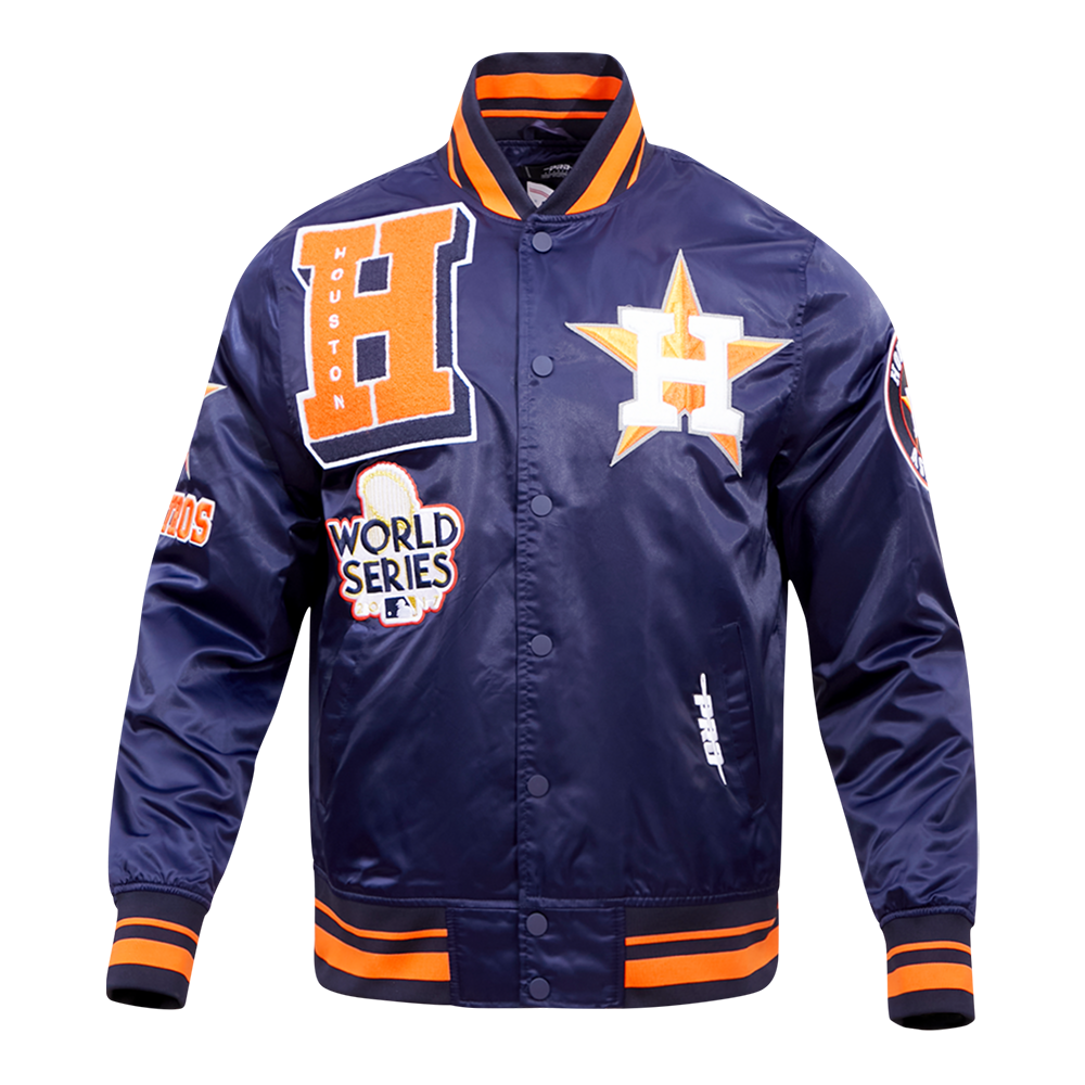 CHAMARRA DE SATÍN MLB HOUSTON ASTROS MASH UP