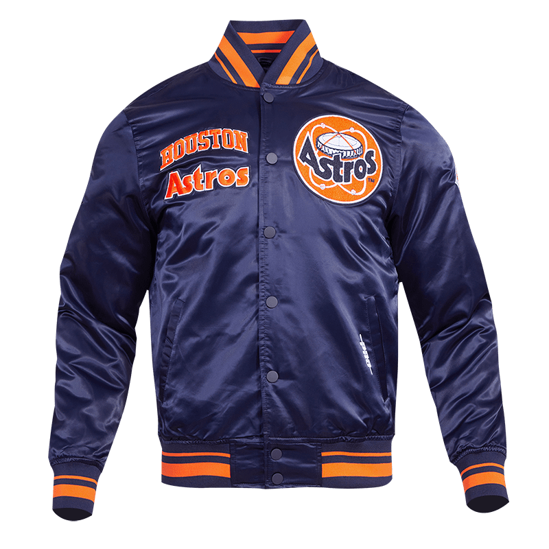 CHAMARRA DE SATÍN MLB HOUSTON ASTROS RETRO CLASSICS