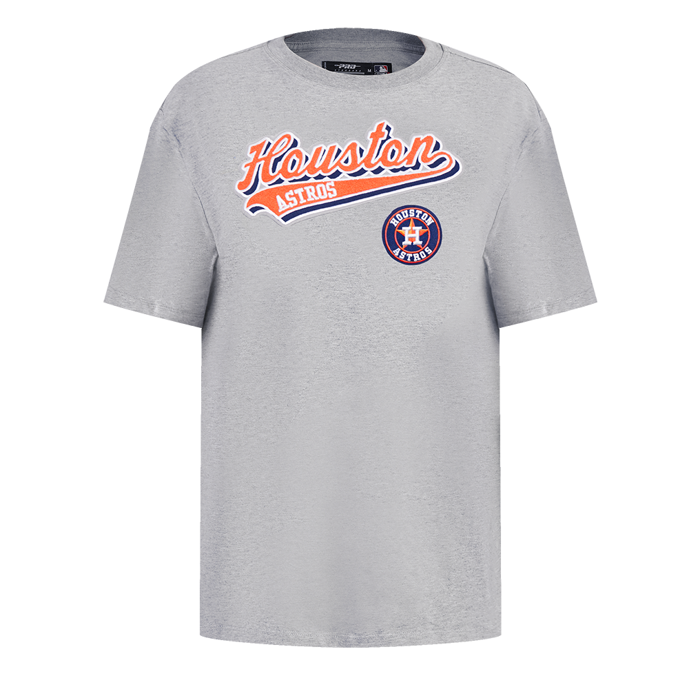 MANGA CORTA BOYFRIEND MLB HOUSTON ASTROS SCRIPT TAIL PARA MUJER