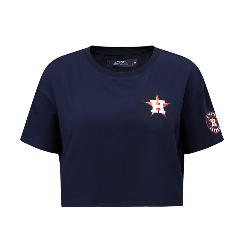 MANGA CORTA CROP MLB HOUSTON ASTROS CLASSIC ESSENTIALS PARA MUJER